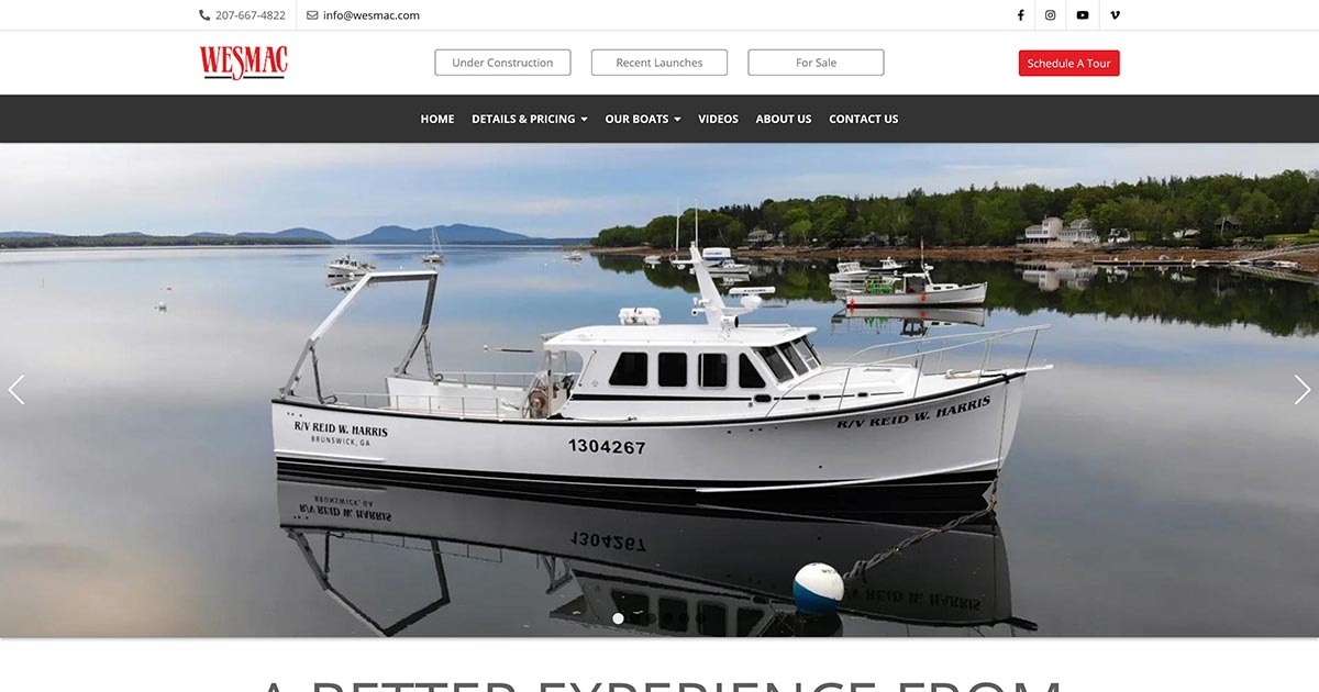 Wesmac Custom Boats - Lobster Boats, Sportfishing Boats, Cruiser Boats, Law  Enforcement Boats, Skiffs - Located in Surry, Maine.
